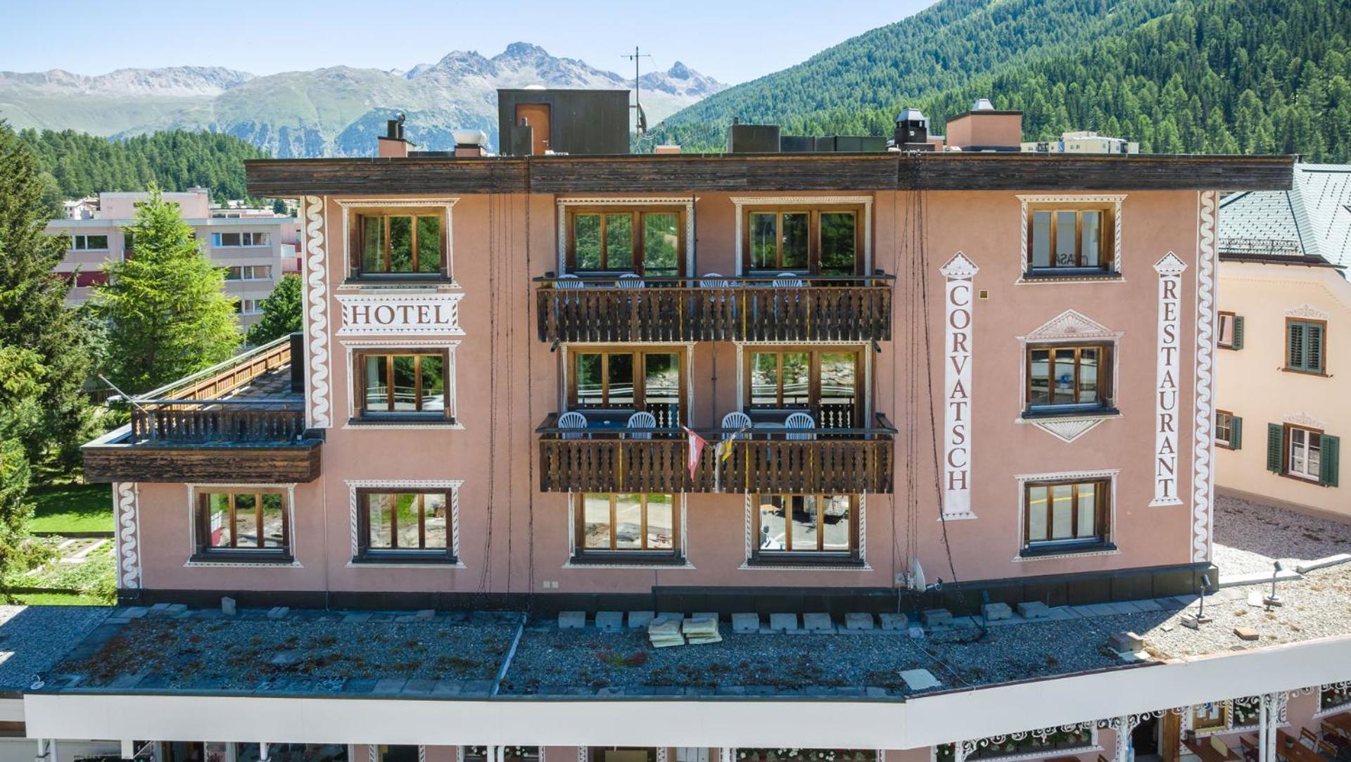 Hotel Corvatsch - Web Check-In Sankt Moritz Esterno foto